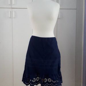 Broderie Anglaise A line Ralph Lauren Skirt sz 16